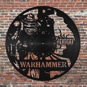 Blood Ravens Warhammer 40k Vinyl Record Wall Clock Laser Cut File