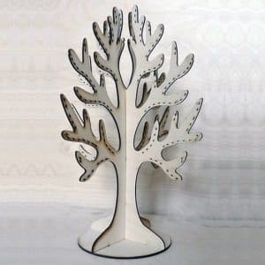Branch Jewelry Tree Necklace Holder Laser Cut File