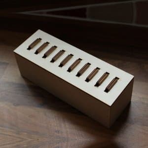 Byte Puzzle Bottle Box of Birch Plywood Laser Cut File