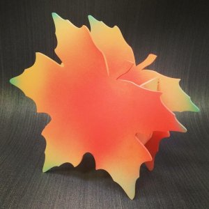 Canadian Maple Leaf Pencil Holder Laser Cut File
