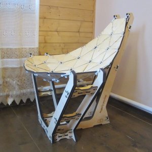 Chaise Lounge Chair Laser Cut File