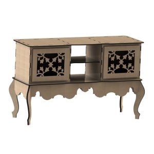 Chest of Drawers Table Laser Cut File
