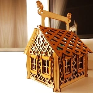 Christmas Gingerbread House Laser Cut File