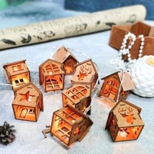 Christmas Tree Toy House for Decoration Laser Cut File