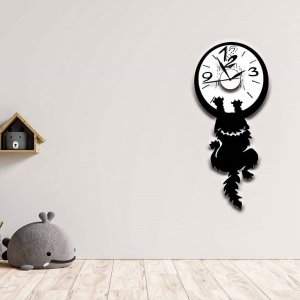 Crazy Tommy Wall Clock Laser Cut File