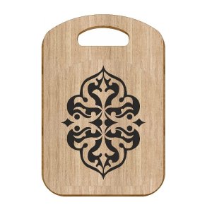 Cutting Board with Handle Laser Cut File