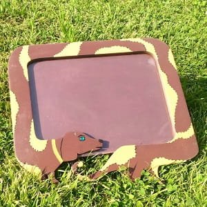 Dachshund Wooden Photo Frame Laser Cut Dog Photo Keepsake