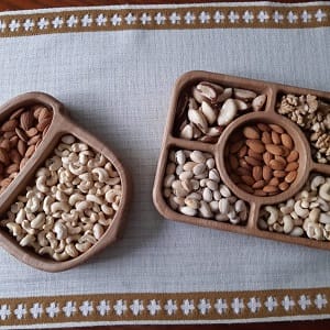 Divided Dried Fruit and Nuts Tray 2 Pack Laser Cut File