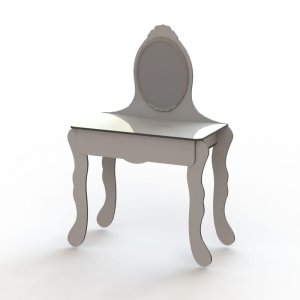 Dressing Table with Mirror Laser Cut File