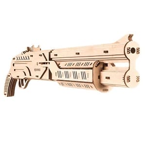 Drobovik Shotgun 3D Wooden Mechanical Puzzle Kit Laser Cut File