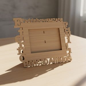 Friendship Blessing Photo Frame Laser Cut Personalized Gift