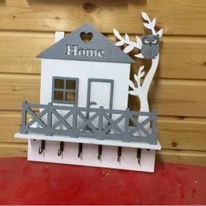 Home Key Holder for Wall Laser Cut File