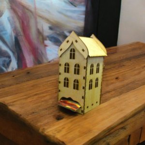 House Shaped Tea Bag Dispenser