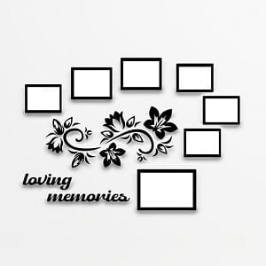 In Loving Memory Wall Collage Photo Frame Laser Cut File