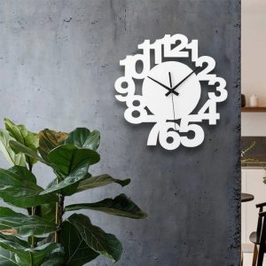 Large Numbers Wall Clock Laser Cut File