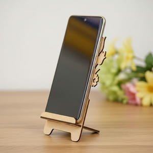 Laser Cut 8 March Phone Stand for Womens Day