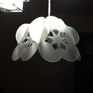 Laser Cut Acrylic Flower Pendant Lamp
