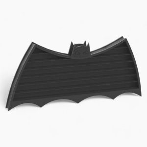 Laser Cut Bat Shape Wood Wall Shelf Vector