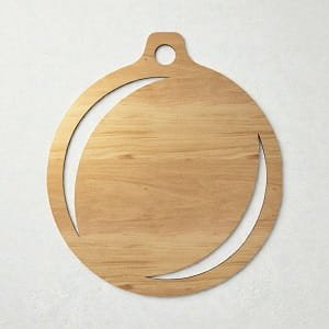 Laser Cut Christmas Holiday Ornament