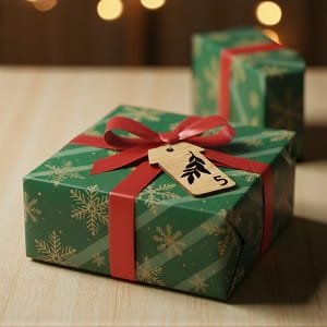 Laser Cut Countdown Christmas Gift Tag