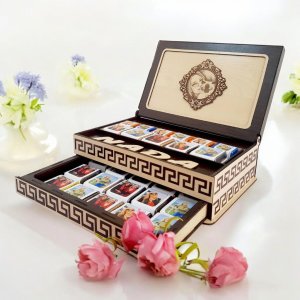 Laser Cut Decorative Chocolate Gift Box Vector