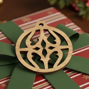 Laser Cut Decorative Christmas Ornament