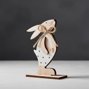 Laser Cut Easter Bunny Holiday Decor