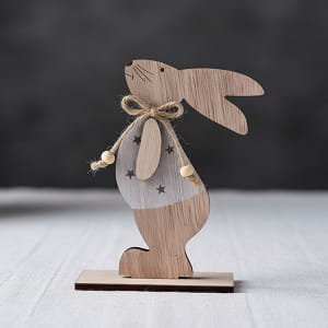 Laser Cut Easter Bunny Standing Table Decoration