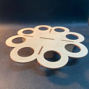 Laser Cut Easter Egg Holder Tabletop Display Stand