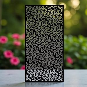 Laser Cut Geometric Pattern Decorative Panel