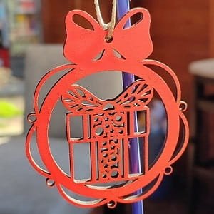 Laser Cut Gift Box Design Christmas Bauble