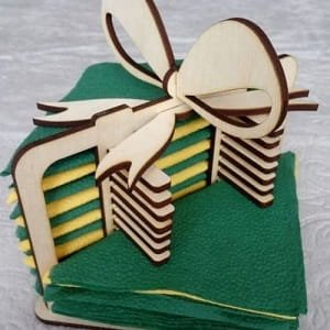 Laser Cut Gift Box Napkin Holder