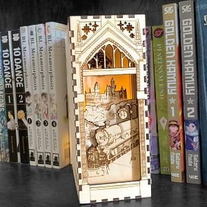 Laser Cut Harry Potter Themed Book Nook