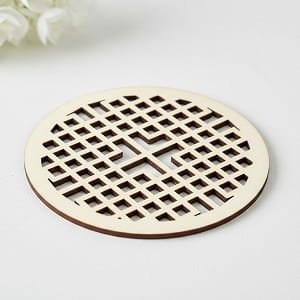 Laser Cut Heat Insulation Pad for Tea Cups and Mugs