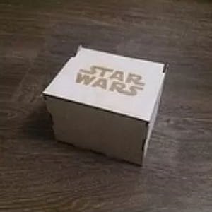 Laser Cut Hinged Lid Mug Gift Box