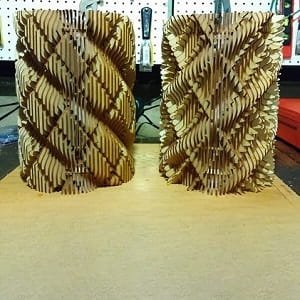 Laser Cut Javascript Lamp Shades