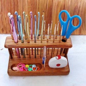 Laser Cut Knitting Needle Stand Vector