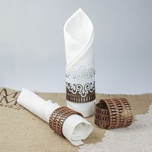 Laser Cut Living Hinge Wooden Napkin Ring