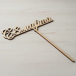 Laser Cut March 8 Cake Topper for Womens Day Celebration