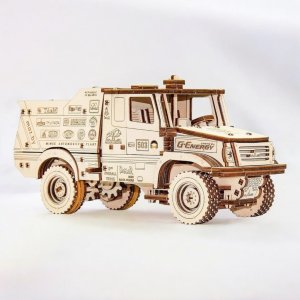 Laser Cut Maz 6440RR Sport Truck Construction Kit Vector