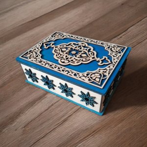 Laser Cut MDF Decorative Gift Box Vector