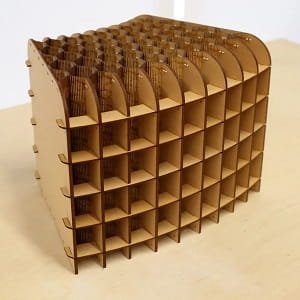 Laser Cut MDF Extensible Stool