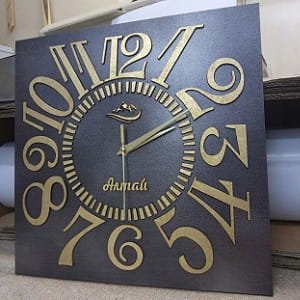 Laser Cut Modern Decorative Wall Clock