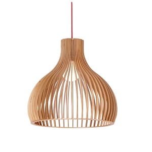 Laser Cut Modern Wooden Pendant Lamp