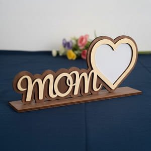 Laser Cut Mothers Day Wooden Photo Frame