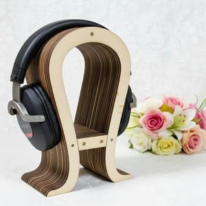 Laser Cut Multilayer Wooden Headphone Stand