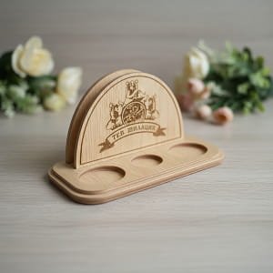 Laser Cut Napkin and Condiment Holder for Table