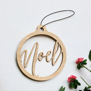 Laser Cut Noel Christmas Decoration Vector