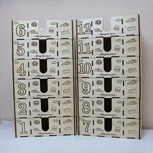 Laser Cut Restaurant Table Organizer | Napkin Holder with Spice Rack
