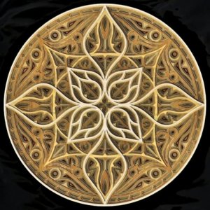 Laser Cut Round Mandala Wall Decor